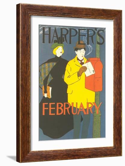 Harper's, February-null-Framed Art Print