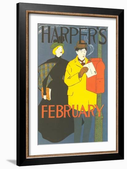 Harper's, February-null-Framed Art Print