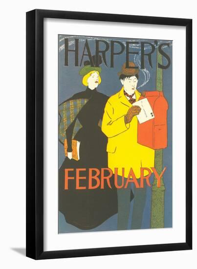 Harper's, February-null-Framed Art Print