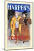 Harper's February-Edward Penfield-Mounted Art Print