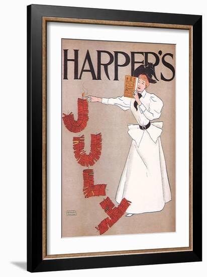 Harper's July, c.1894-Edward Penfield-Framed Giclee Print