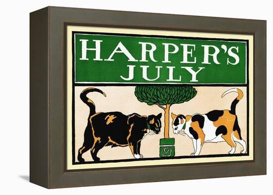 Harper's July-Edward Penfield-Framed Stretched Canvas