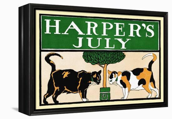 Harper's July-Edward Penfield-Framed Stretched Canvas