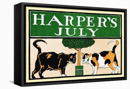 Harper's July-Edward Penfield-Framed Stretched Canvas