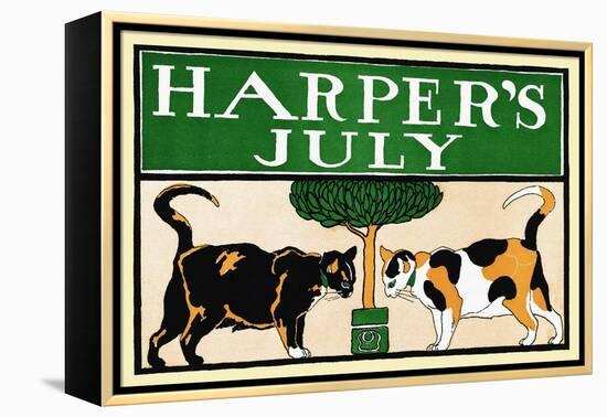 Harper's July-Edward Penfield-Framed Stretched Canvas