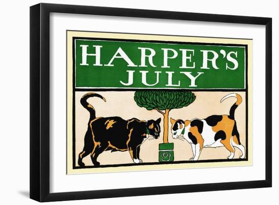 Harper's July-Edward Penfield-Framed Art Print