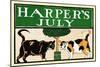 Harper's July-Edward Penfield-Mounted Art Print