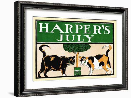 Harper's July-Edward Penfield-Framed Art Print