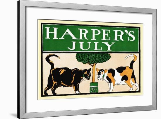 Harper's July-Edward Penfield-Framed Art Print