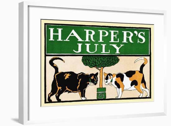 Harper's July-Edward Penfield-Framed Art Print