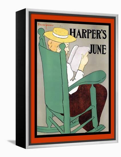 Harper's June-Edward Penfield-Framed Stretched Canvas