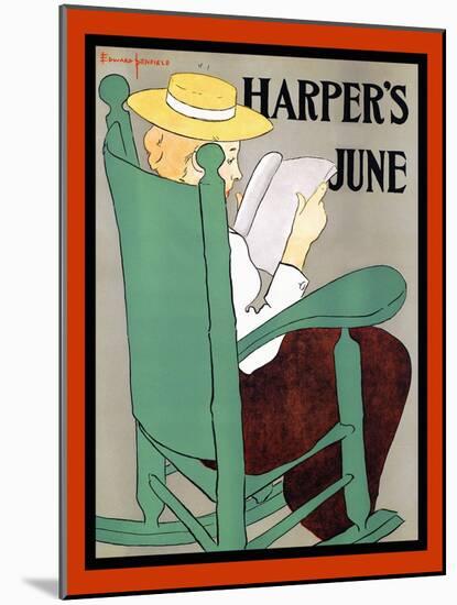 Harper's June-Edward Penfield-Mounted Art Print