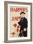 Harper's June-Edward Penfield-Framed Art Print