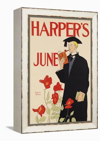 Harper's June-Edward Penfield-Framed Stretched Canvas