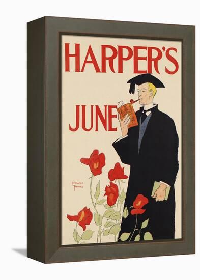 Harper's June-Edward Penfield-Framed Stretched Canvas