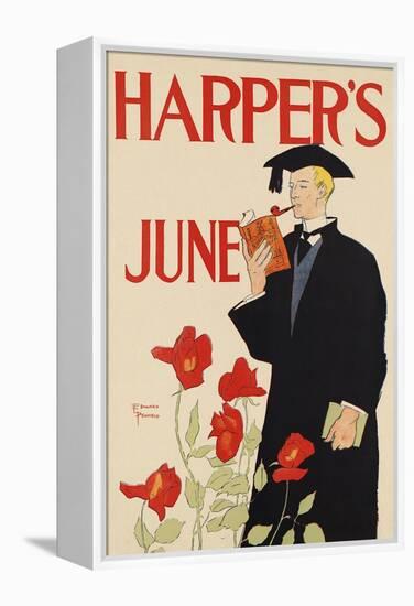 Harper's June-Edward Penfield-Framed Stretched Canvas