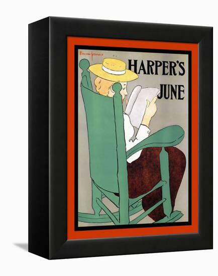 Harper's June-Edward Penfield-Framed Stretched Canvas