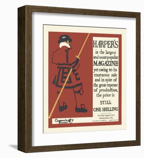 Harper's Magazine, c.1895-null-Framed Premium Giclee Print