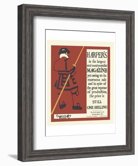 Harper's Magazine, c.1895-null-Framed Art Print