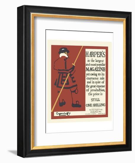 Harper's Magazine, c.1895-null-Framed Art Print