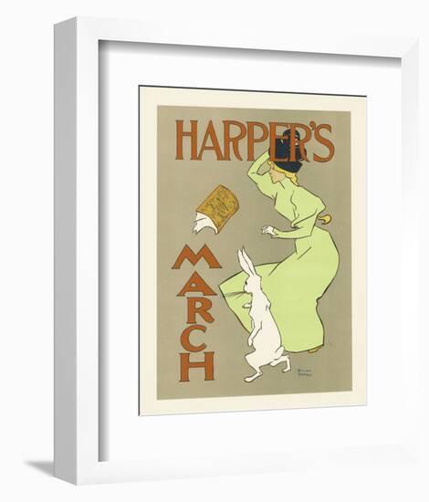 Harper's Magazine, March 1894-Edward Penfield-Framed Premium Giclee Print