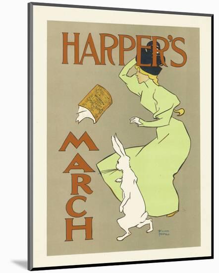 Harper's Magazine, March 1894-Edward Penfield-Mounted Premium Giclee Print