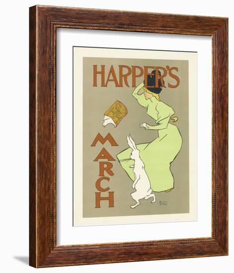 Harper's Magazine, March 1894-Edward Penfield-Framed Premium Giclee Print