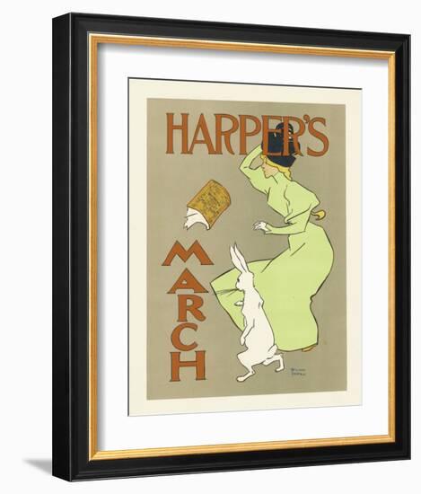 Harper's Magazine, March 1894-Edward Penfield-Framed Premium Giclee Print