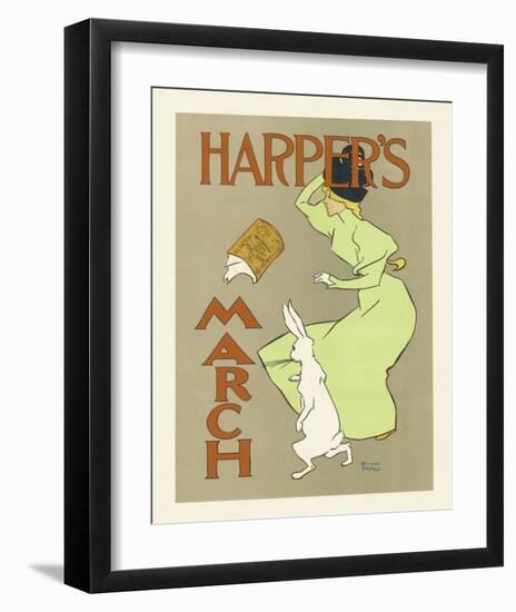 Harper's Magazine, March 1894-Edward Penfield-Framed Premium Giclee Print