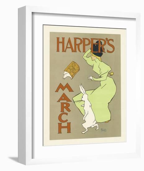 Harper's Magazine, March 1894-Edward Penfield-Framed Premium Giclee Print