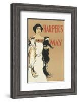 Harper's Magazine, May 1897-Edward Penfield-Framed Premium Giclee Print