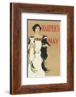 Harper's Magazine, May 1897-Edward Penfield-Framed Premium Giclee Print