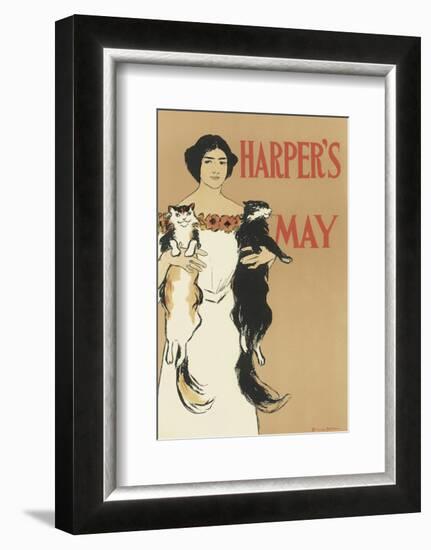 Harper's Magazine, May 1897-Edward Penfield-Framed Premium Giclee Print