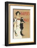 Harper's Magazine, May 1897-Edward Penfield-Framed Premium Giclee Print
