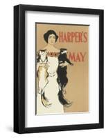 Harper's Magazine, May 1897-Edward Penfield-Framed Premium Giclee Print