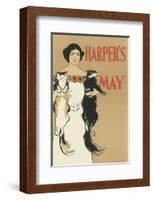 Harper's Magazine, May 1897-Edward Penfield-Framed Premium Giclee Print