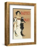 Harper's Magazine, May 1897-Edward Penfield-Framed Premium Giclee Print