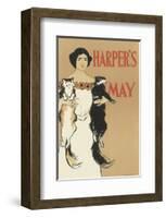 Harper's Magazine, May 1897-Edward Penfield-Framed Premium Giclee Print