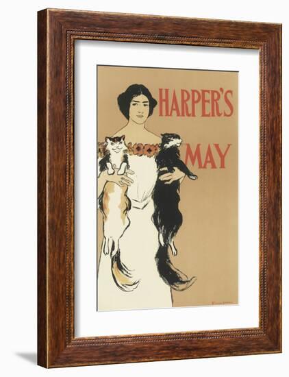 Harper's Magazine, May 1897-Edward Penfield-Framed Premium Giclee Print