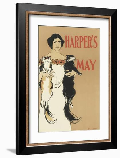 Harper's Magazine, May 1897-Edward Penfield-Framed Premium Giclee Print