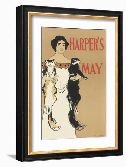 Harper's Magazine, May 1897-Edward Penfield-Framed Premium Giclee Print