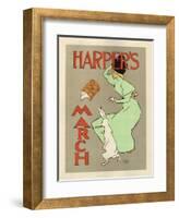 Harper's March, 1894-Edward Penfield-Framed Giclee Print