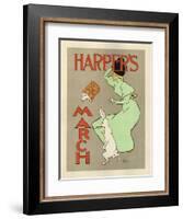 Harper's March, 1894-Edward Penfield-Framed Giclee Print