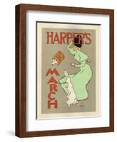 Harper's March, 1894-Edward Penfield-Framed Giclee Print