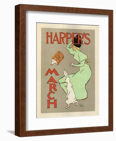 Harper's March, 1894-Edward Penfield-Framed Giclee Print