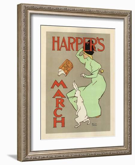 Harper's March, 1894-Edward Penfield-Framed Giclee Print