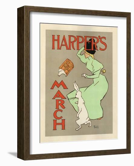 Harper's March, 1894-Edward Penfield-Framed Giclee Print