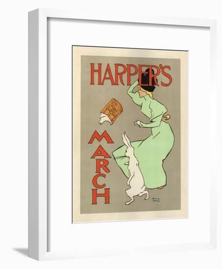 Harper's March, 1894-Edward Penfield-Framed Giclee Print