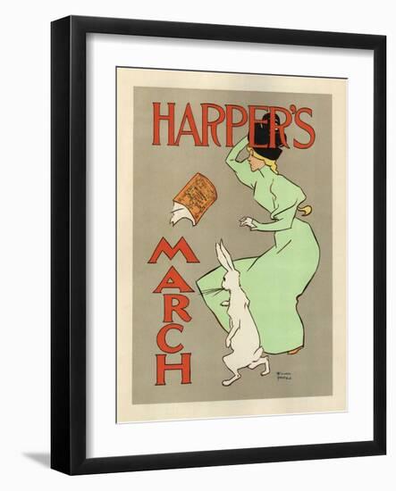 Harper's March, 1894-Edward Penfield-Framed Giclee Print