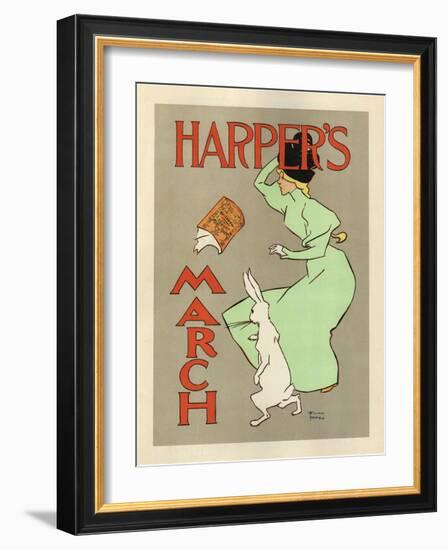 Harper's March, 1894-Edward Penfield-Framed Giclee Print